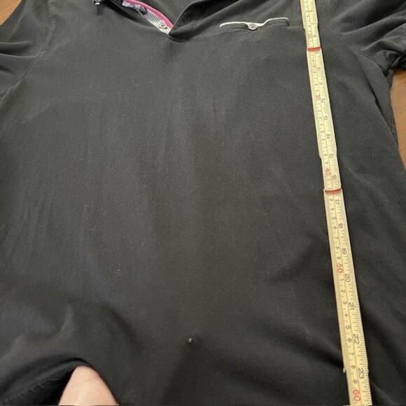Ted Baker Men's Short Sleeve Pocket Polo Black Casual Preppy Sz 6 (2XL) - Picture 7 of 10